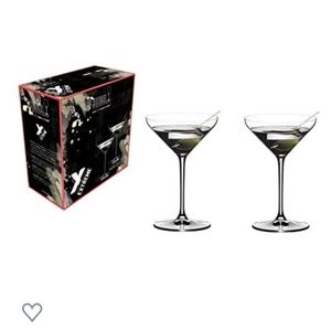 BNIB Set of Riedel Extreme Martini Glasses